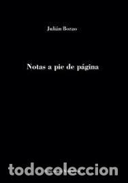 books: NOTAS A PIE DE PAGINA - BORAO GARCIA, JULIAN