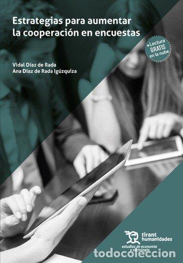 Libros: ESTRATEGIAS PARA AUMENTAR LA COOPERACION EN ENCUESTAS - DIAZ DE RADA, VIDAL