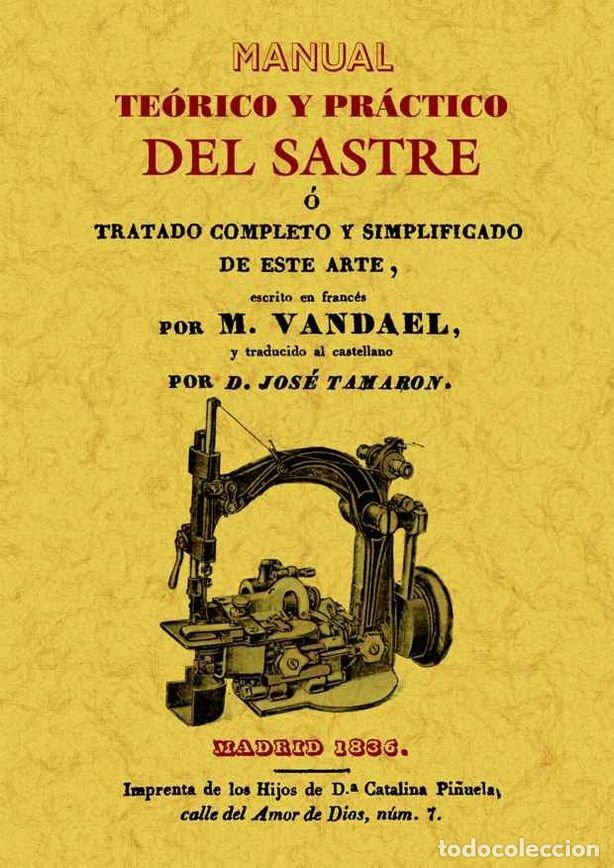Libros: MANUAL TEORICO Y PRACTICO DEL SASTRE - VANDAEL, M.