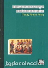 Livros: ORDEN DE LOS CLERIGOS O MINISTROS SAGRADOS,EL - RINCON PEREZ, TOMAS