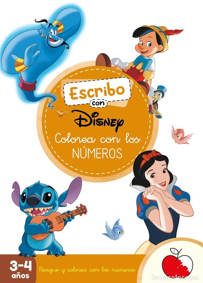 books: ESCRIBO CON DISNEY COLOREA CON LOS NUMEROS - DISNEY