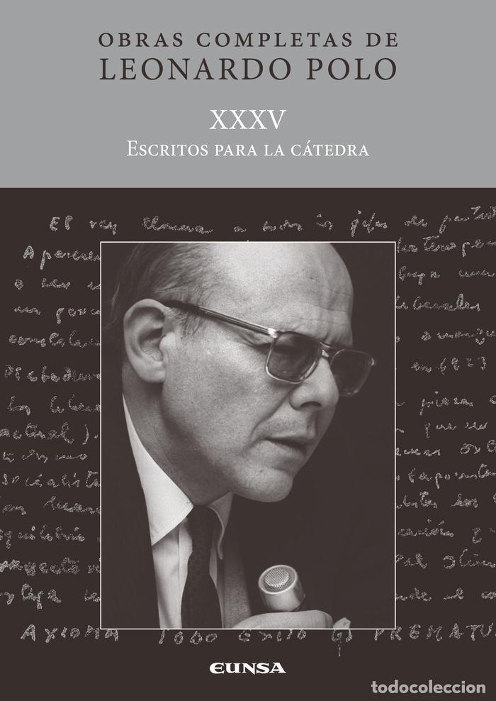 Livres: ESCRITOS PARA LA CATEDRA XXXV - POLO, LEONARDO
