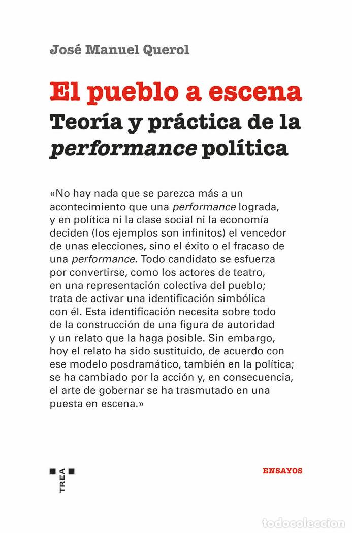 Libri: EL PUEBLO A ESCENA - QUEROL, JOSE MANUEL