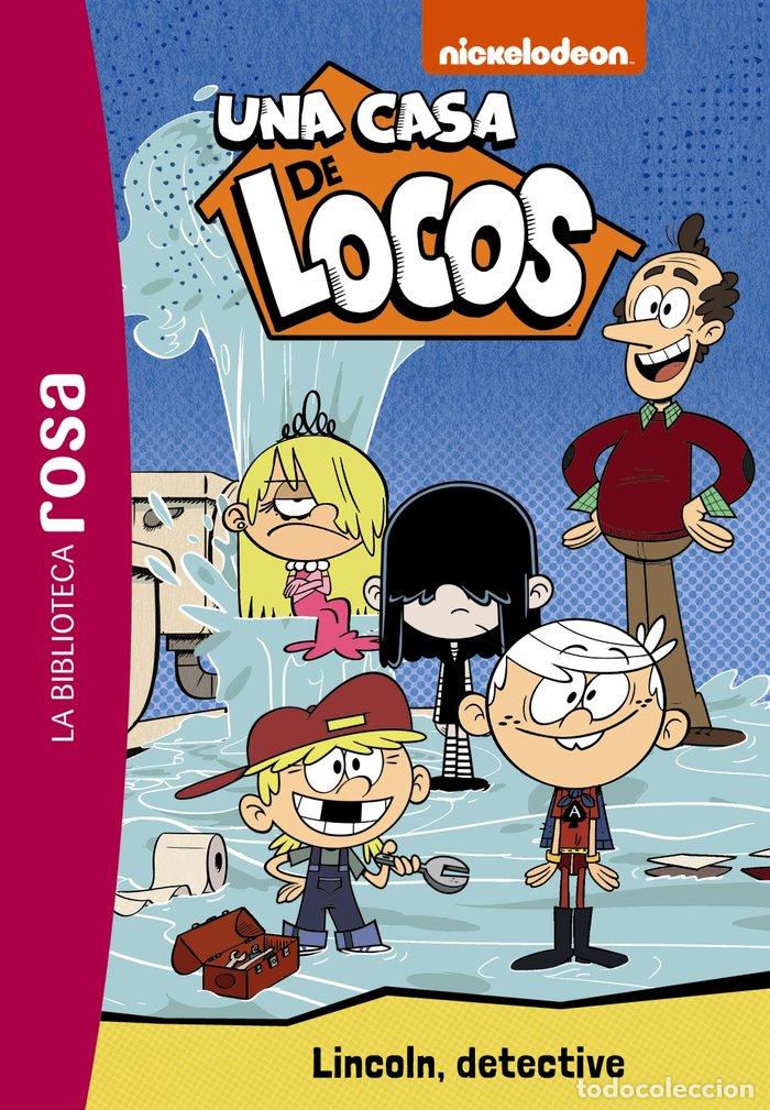 Libros: LA BIBLIOTECA ROSA UNA CASA DE LOCOS 9 LINCOLN DETECTIVE - VARIOS AUTORES