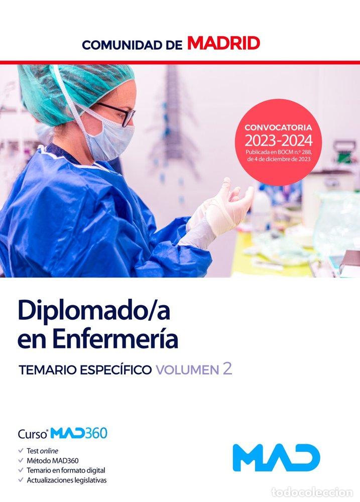 Libros: DIPLOMADO ENFERMERIA TEMARIO ESPECIFICO VOLUMEN 2 MADRID - AA.VV
