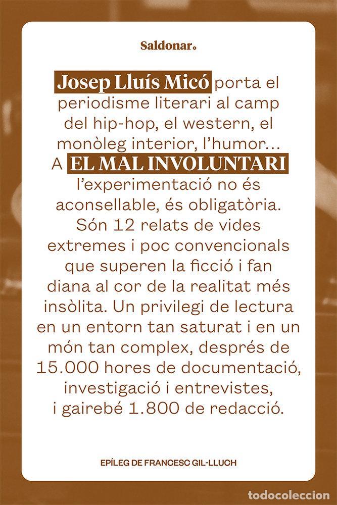 Livros: EL MAL INVOLUNTARI - MICO, JOSEP LLU