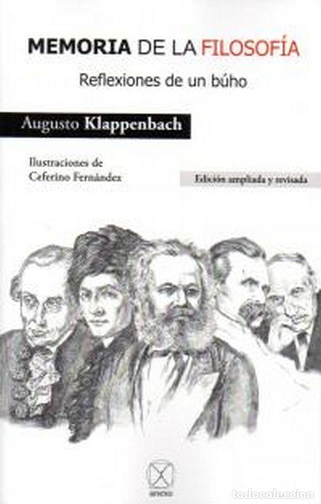 Libri: MEMORIA DE LA FILOSOFIA - KLAPPENBACH MINOTTI, AUGUSTO