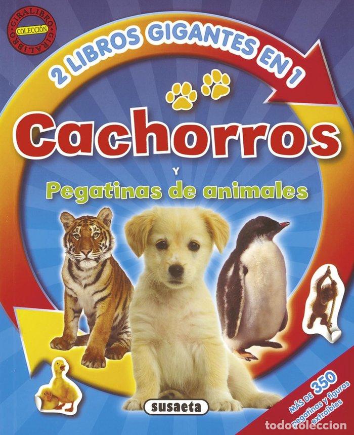 Libri: CACHORROS Y PEGATINAS DE ANIMALES 2 EN 1 - AA.VV