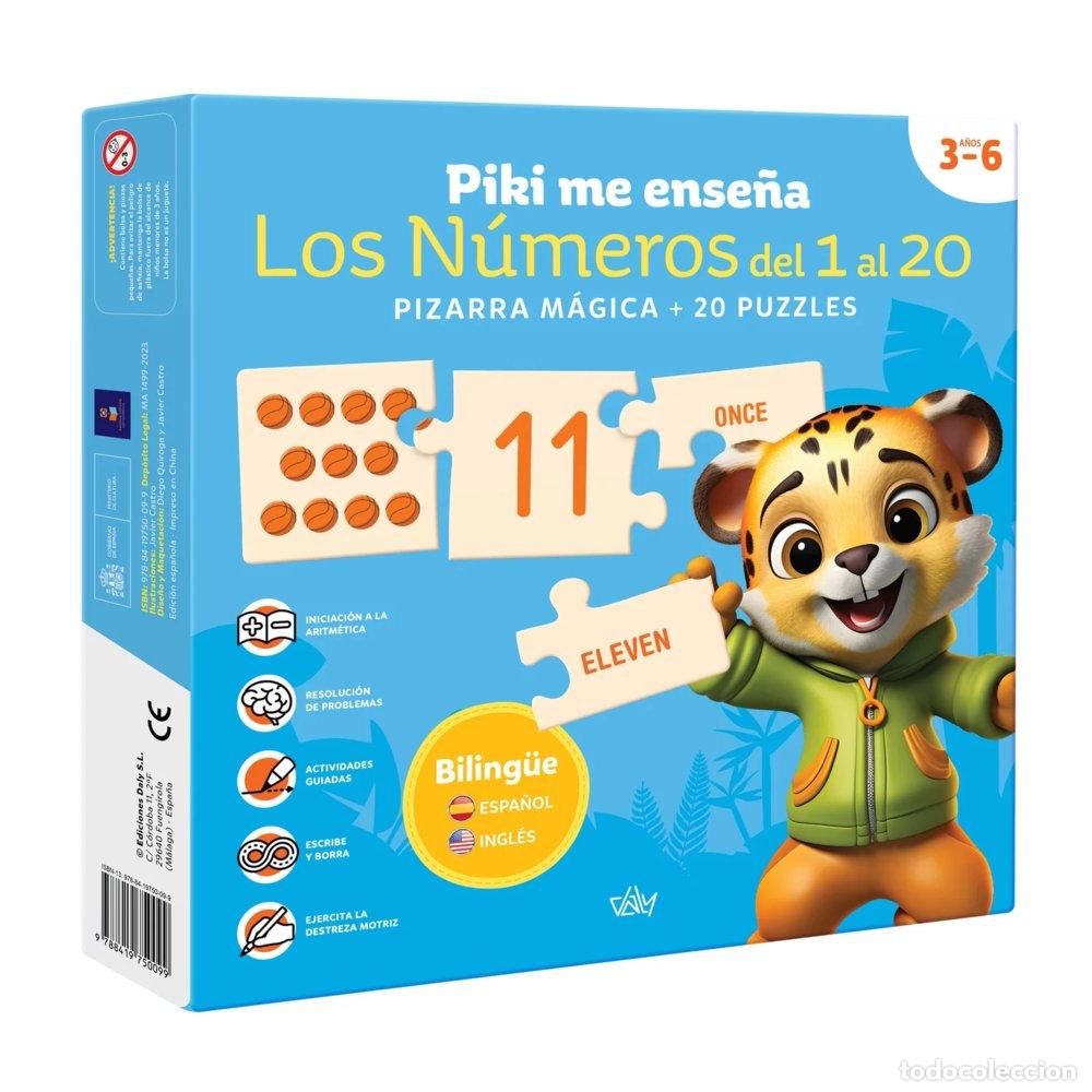Libri: PIKI ME ENSE&Ntilde;A LOS NUMEROS DEL 1 AL 20 - DALY, EDICIONES