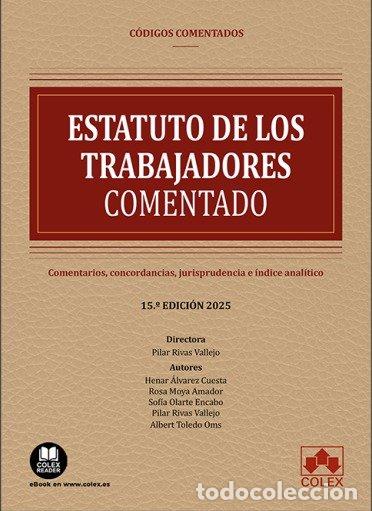 Libros: ESTATUTO DE LOS TRABAJADORES COMENTADO 2025 - AA.VV