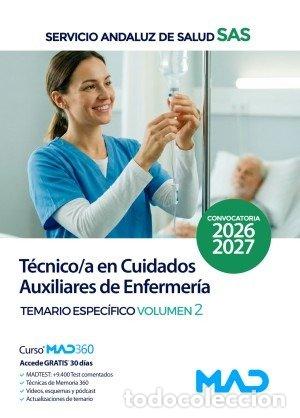 Libri: TECNICO/A CUIDADO AUXILIAR ENFERMERIA TEMARIO 2 ANDALUZ SALU - AA.VV