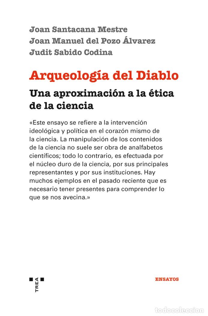 books: ARQUEOLOGIA DEL DIABLO - DEL POZO ALVAREZ, JOAN MANUEL