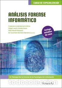 books: ANALISIS FORENSE INFORMATICO - DE HARO OLMO, FRANCISCO JOSE