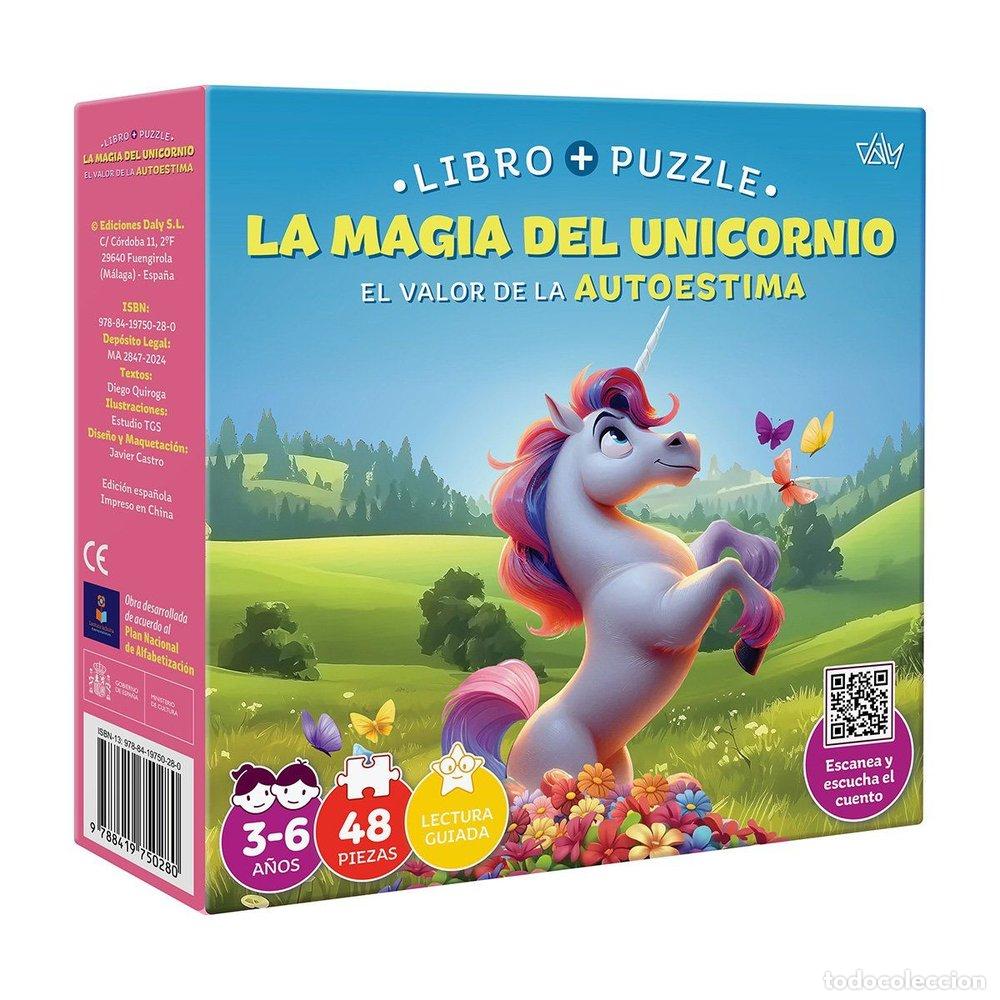 Libros: LIBRO PUZZLE LA MAGIA DEL UNICORNIO - AA.VV