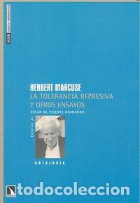 books: TOLERANCIA REPRESIVA Y OTROS ENSAYOS,LA - MARCUSE, HERBERT