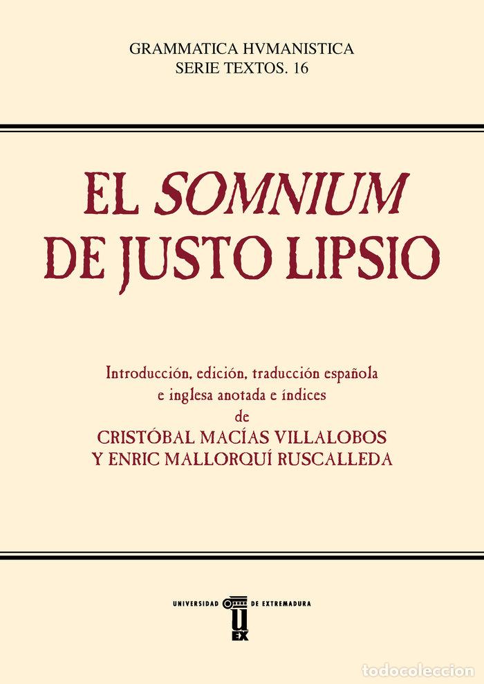 books: EL SOMNIUM DE JUSTO LIPSIO - LIPSIO, JUSTO