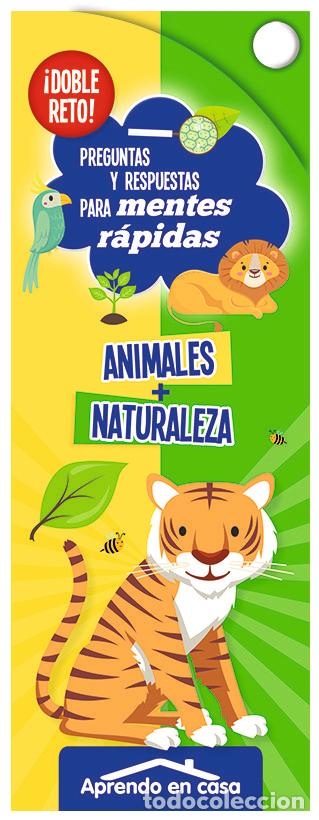 Libros: APRENDO EN CASA DOBLE RETO - ANIMALES + NATURALEZA - .