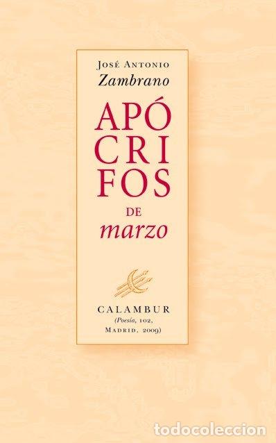 Libros: APOCRIFOS DE MARZO - ZAMBRANO, JOSE ANTONIO