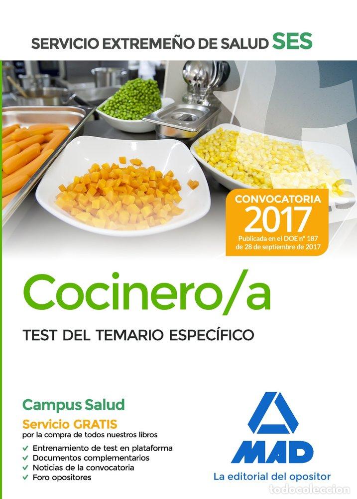books: COCINERO/A DEL SERVICIO EXTREME&Ntilde;O DE SALUD (SES). TEST DE MA - NO DISPONIBLE