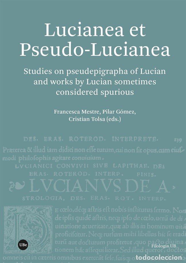 Libros: LUCIANEA ET PSEUDO LUCIANEA - AA.VV.