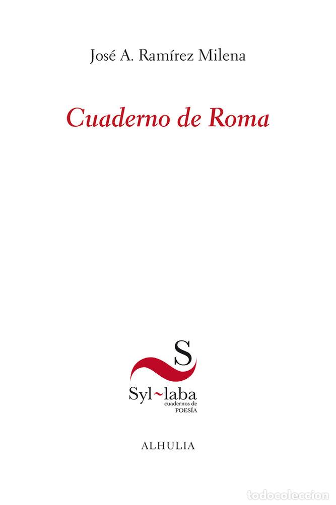 Livros: CUADERNO DE ROMA - RAMIREZ MILENA, JOSE ANTONIO