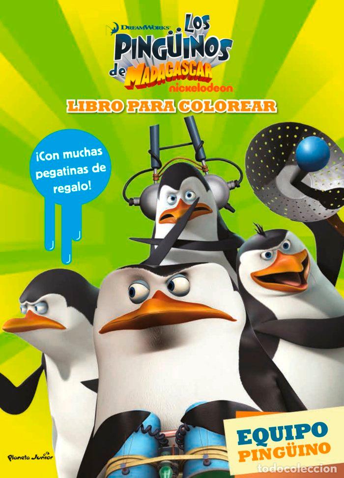 Livros: PINGUINOS DE MADAGASCAR LIBRO PARA COLOREAR - DREAMWORKS