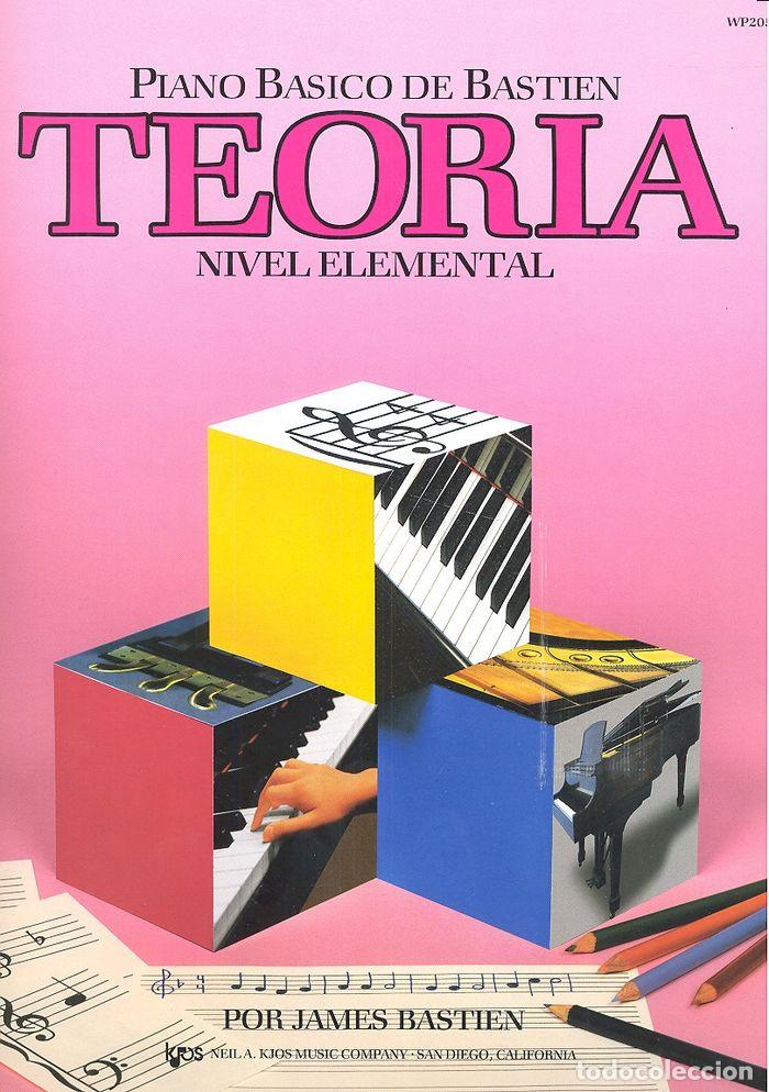 Libros: PIANO BASICO DE BASTIEN TEORIA NIVEL ELEMENTAL - BASTIEN, JAMES