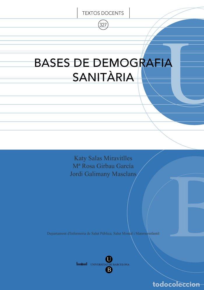 Libros: BASES DE DEMOGRAFIA SANITARIA - SALAS MIRAVITLLES, CATALINA