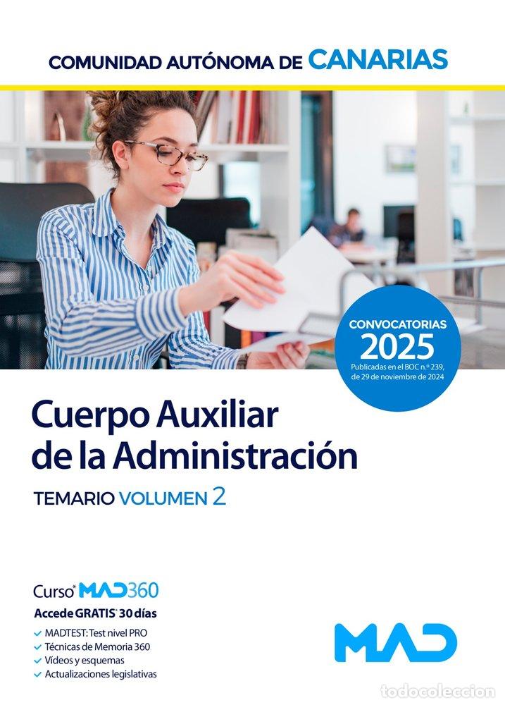 Libri: CUERPO AUXILIAR ADMINISTRACION PUBLICA TEMARIO 2 COMUNIDAD - AA.VV