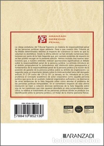 Libros: EL TRIBUNAL SUPREMO ANTE LA RESPONSABILIDAD PENAL DE LAS PER - GOMEZ-JARA DIEZ, CARLOS