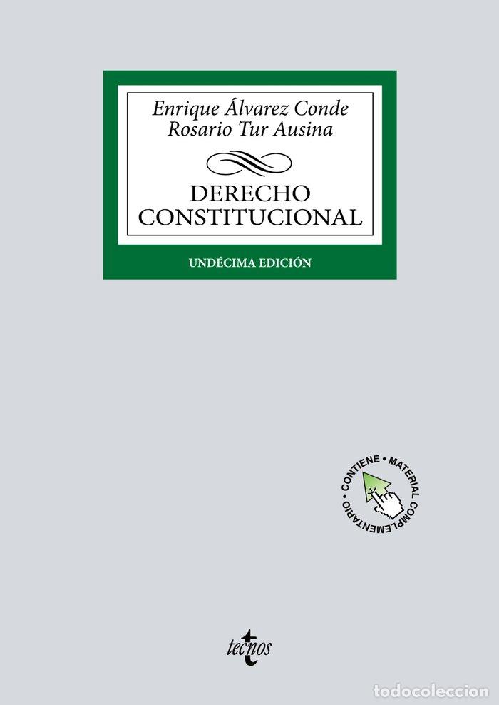 Libros: DERECHO CONSTITUCIONAL - ALVAREZ CONDE, ENRIQUE Y TUR AUSINA, ROSAR