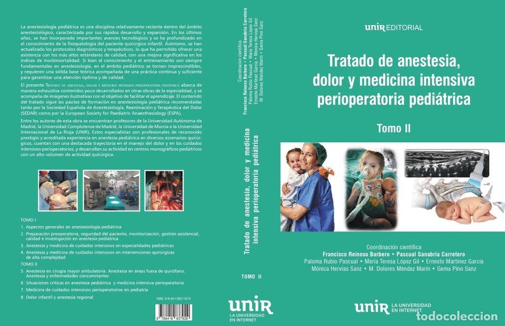 Libros: TRATADO DE ANESTESIA DOLOR Y MEDICINA INTENSIVA PERIOPERAT - AA.VV