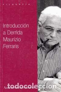 Libros: INTRODUCCION A DERRIDA - FERRARIS, MAURIZIO
