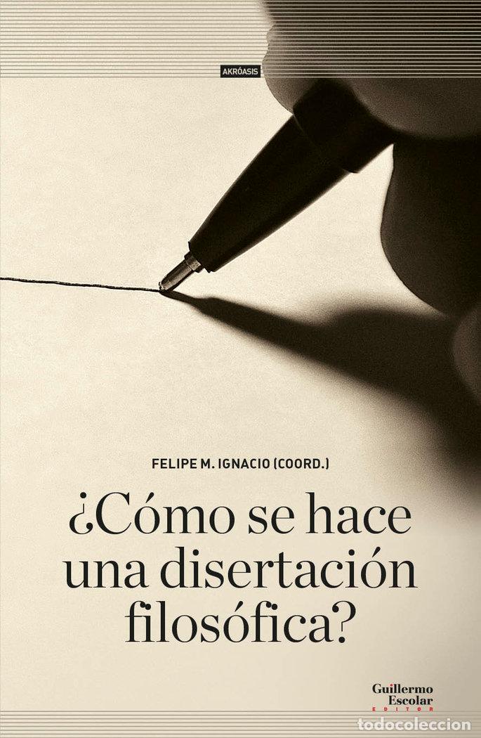 books: COMO SE HACE UNA DISERTACION FILOSOFICA - .