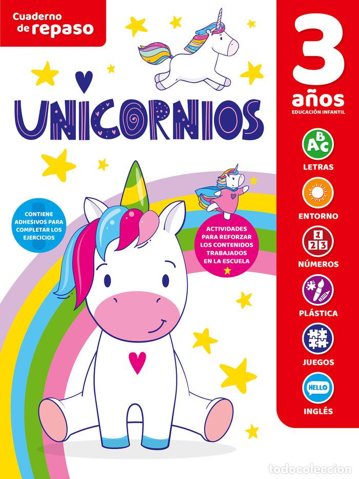 Livres: CUADERNO TEMATICO LUMINISCENTE 3 A&Ntilde;OS UNICORNIOS - AA.VV
