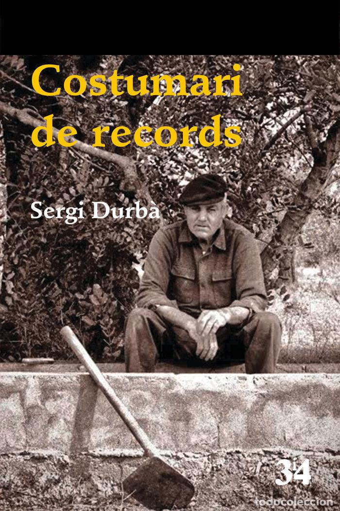 Libros: COSTUMARI DE RECORDS - DURB&middot;, SERGI