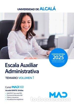 Livros: ESCALA AUXILIAR ADMINISTRATIVA TEMARIO 1 UNIVERSIDAD ALCALA - AA.VV