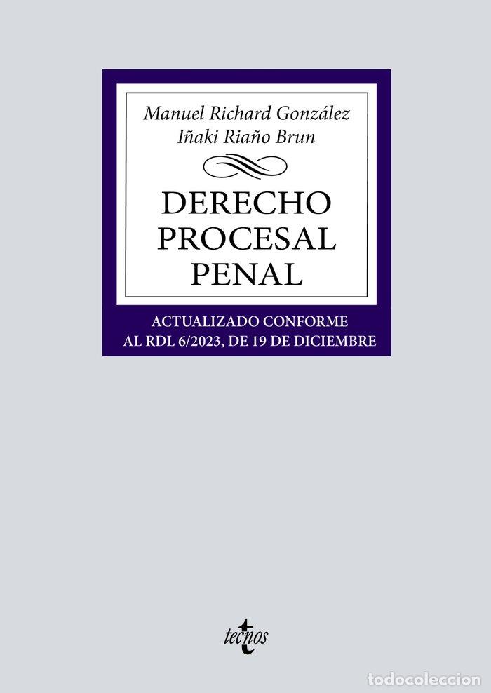 Libros: DERECHO PROCESAL PENAL - RIA&Ntilde;O BRUN, I&Ntilde;AKI