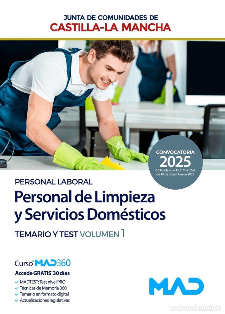 Libros: PERSONAL LIMPIEZA SERVICIOS DOMESTICOS TEMARIO TEST VOL 1 - AA.VV.