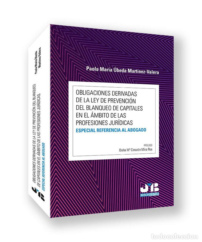Livros: OBLIGACIONES DERIVADAS DE LA LEY DE PREVENCION DEL BLANQUEO - UBEDA MARTINEZ-VALERA, PAOLA MARIA