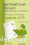 B&uuml;cher: MATEMATICAS FACILES 14 ESO 2&ordf; G.EMAT12ES - AA.VV