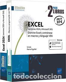 Libros: EXCEL VERSIONES 2024 Y MICROSOFT 365 PACK 2 LIBROS - AA.VV