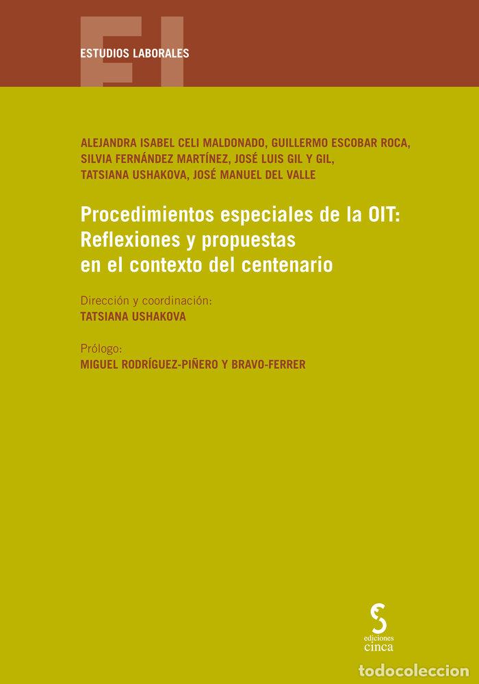 Libros: PROCEDIMIENTOS ESPECIALES DE LA OIT - CELI MALDONADO, ALEJANDRA ISABEL