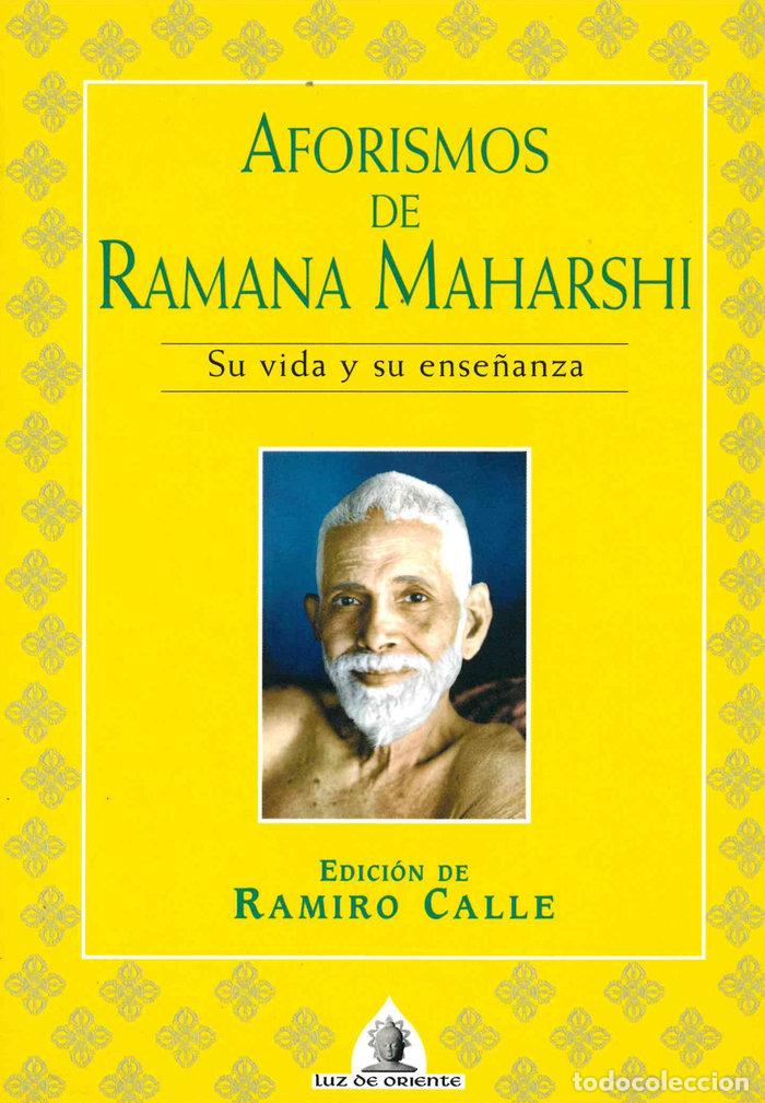 Livres: AFORISMOS DE RAMANA MAHARSHI - CALLE, RAMIRO