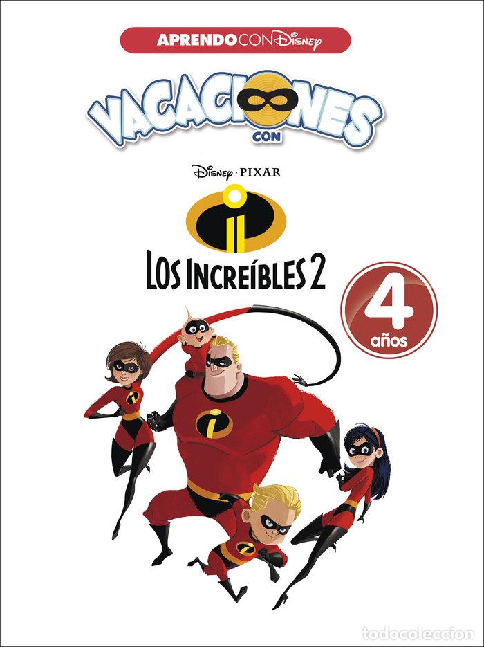 Libros: VACACIONES CON LOS INCREIBLES 2 4 A&Ntilde;OS (A - DISNEY