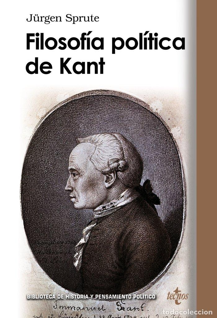Libros: FILOSOFIA POLITICA DE KANT - SPRUTE, JURGEN