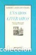 Livres: ENSAYOS LITERARIOS - STEVENSON, ROBERT LOUIS