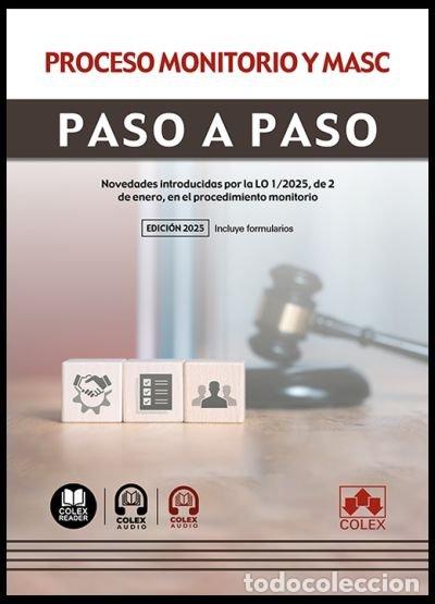 Libros: PROCESO MONITORIO Y MASC PASO A PASO - AA.VV