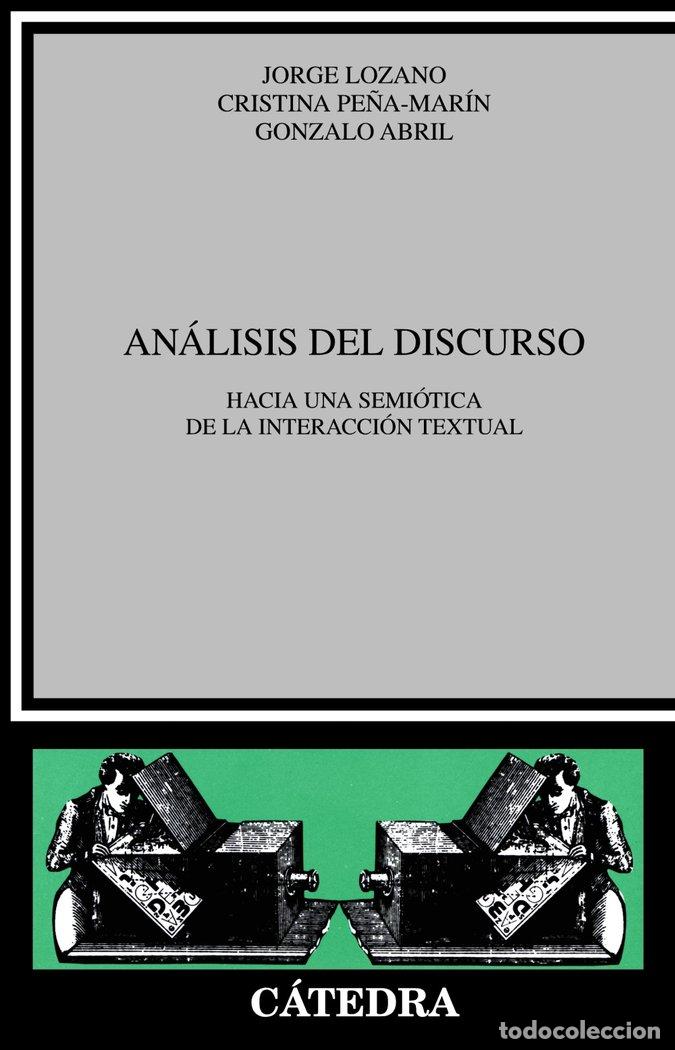 Libros: ANALISIS DEL DISCURSO - LOZANO, JORGE