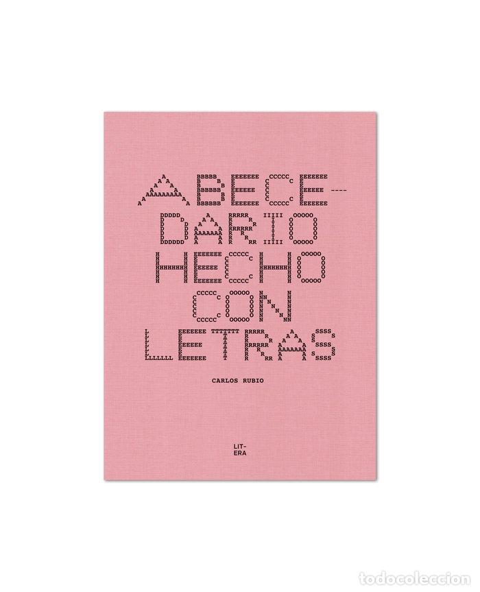 books: ABECEDARIO HECHO CON LETRAS - RUBIO, CARLOS
